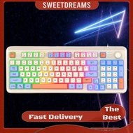 K82 Gaming Keyboard RGB Light Mechanical Keyboard USB Port Luminous Keyboard 94 Keys Wired Keypad fo