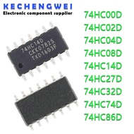 10PCS 74HC14D 74HC14 SOP SN74HC14DR SOP-14 74HC00D 74HC00 74HC02D 74HC04D 74HC04 74HC08D 74HC08 74HC