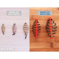 BOCEAN BOMB SPRING #SR #ST Fishing Spring with Tube and Swivel Pancing Bomb Spring Dedak