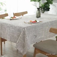 Background Fabric Nordic Photography English Newspaper Table Cloth Fabric Cotton Linen Fresh