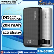 Original Pineng Powerbank 20000mAh PN-861PD Power Bank 20000mAh PN-962 Ultra Slim Quick Charge 3.0  