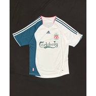 Retro Remake Liverpool Away Kit 2006 2007 Name set Gerrard Jersey Bola Vintage