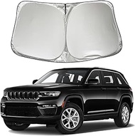Car Windshield Sun Shade Sunshade for Jeep Grand Cherokee 2022-2024 (Not for Cherokee) Wagoneer/Gran