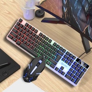 LIMEIDE GTX350 gaming keyboard and mouse Combo with RGB LED lights, mechanical keys, gaming mouse fo