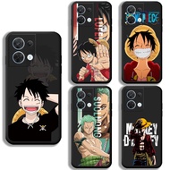 Casing OPPO Reno8 T 5G Reno10 Pro Plus Reno 8 Z Phone Case One Piece Cartoon Anime Luffy Phone Cases Shockproof soft TPU Cover