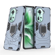 For OPPO Reno 11 5G Silicone Hard Plastic Armor OPPO Reno11 Casing Shockproof Cover