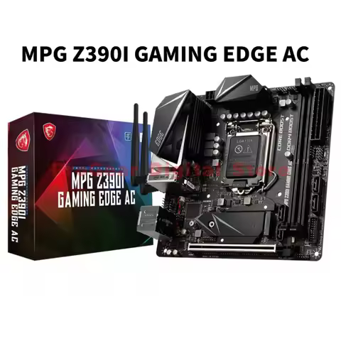 for MSI MPG Z390I GAMING EDGE AC LGA 1151 DDR4 Mini-ITX Motherboard Supports 8th/9th Gen Intel