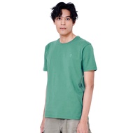 OASIS เสื้อยืด ผู้ชาย คอกลม เสื้อยืดผู้ชาย cotton100% พิมพ์ลาย รุ่น MTP-1763 สีเทาดำ  กรมท่า  เขียว  ขาว