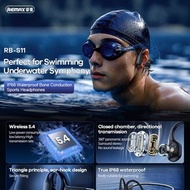 🏊現貨順豐 Remax RB-S11 骨傳導藍牙耳機  IP68防水可游泳  32GB內存 藍牙5.4運動耳機