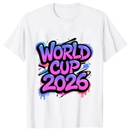 World Cup Merchandise Printed Short Sleeve Hot Sale Loose Fashion European Size Top T-Shirt 60314-3