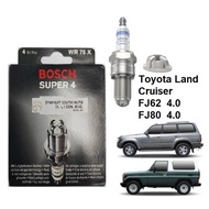 Spark Plug WR78X 0242232505 Bosch Super 4 Toyota Land Cruiser 4.0 FJ80 FJ62