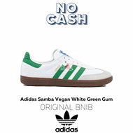 Sepatu Adidas Samba Vegan White Green Gum / Adidas Samba Original BNIB