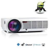 Proyektor LED 96 3000 Lumens + Best Projector Full HD Cocok Buat Presentasi Nobar Film Bola Kantor K