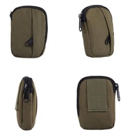 Mini Key Holder Wallet Small Pocket Keychain Zipper Pouch Camo Bag Outdoor Nylon Waist Bag Mini Card