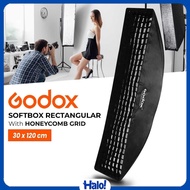 Godox Softbox Rectangular Honeycomb Grid Bowens Mount 30x120cm - SB-FW-30120