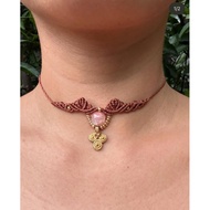 Kylabeach Macrame Choker Necklace boho bohemian necklace