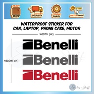 D2_Benelli Logo Motorcycle Sticker 502 520X 600 Bike Helmet Motorsport Superbike Stiker Pantulan Cah