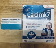 COMBO Vitamin D3 BON 200.000 UI Chống Còi Xương Giúp Hấp Thụ Canxi Vào Xương Bổ Sung Canxi Cho Bé 6