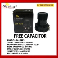700 WATTS DU-N25 Broadway Compression Tweeter