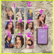 ♞,♘[RESTOCK] IU Official Photocards (LILAC MD |5th uaena| celebrity | strawberry moon | the present