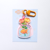 GANTUNGAN Fish Bloom au Lait KeychainKeychain