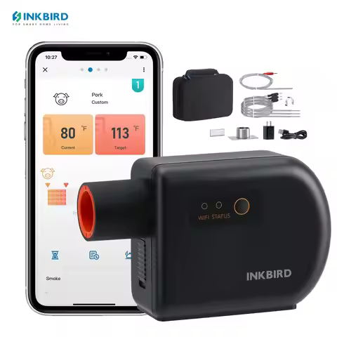 INKBIRD Oven Temperature Controller WiFi Bluetooth Automatic Smoker for Big Green Egg,Kamado Joe,Pri