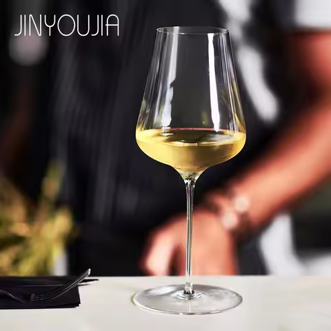 JINYOUJIA Grassl Style Liberté 460ml White Wine Riesling Wine Glass Crystal Handmade Perfect Quality