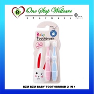 BZU BZU KIDS TOOTHPASTE (FRUITS 0-1Y / GRAPE 2X50G FOC) / TOOTHBRUSH 2 IN 1