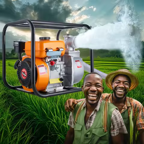 3 Inch Hand -start Diesel Water Pump 6.5HP Diesel Water Pump For Agricultural Irrigation Diesel Fuel