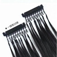 Invisible Straightening Hair Patch 1st Generation Hair Extension Feather Real Person 6D Real Hair Ex