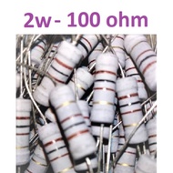 Resistor 2W 100 Ohm 2 Watt (200pcs)