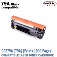 Compatible with HP CF279A (79A)-Prints 1000 pages- Compatible Black Laser Toner Cartridge