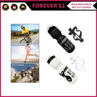 (FOREVER $2) 🚴 750ML Portable Bicycle Water Bottle Outdoor Cycling Sports Drink Jug with Free Cup Ho