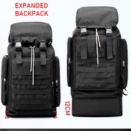 80L Hiking Backpack Large Capacity Military Backpack Daki Gunung Camping Tactical Bagpack Beg Travel