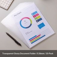 Deli 5706-L-Shaped Transparent Folder Folder 5705 Single-Page Folder Single-Page File Single-Page A4