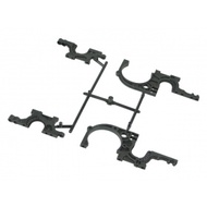 3Racing SAKURA-D107 FRONT & REAR BULKHEAD FOR SAKURA D3