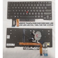 LENOVO ThinkPad E480 L480 L490 P43s T480s T490 T495 BACKLIT KEYBOARD