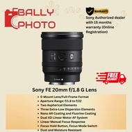 Sony FE 20mm f/1.8 G Lens / SEL20F18G