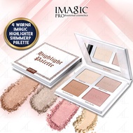 IMAGIC Makeup Shimmer Highlighter Face Pressed Powder Highlight Palette