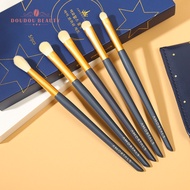 makeup brush set Ermu grape soft hair makeup brush set brush eye shadow brush set portable brush eye