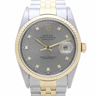 Rolex Datejust 16233G，鑲嵌10顆鑽石，X系列，男士腕錶，18K黃金及不鏽鋼材質，40125