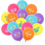 JOLLYBOOM 40 Pack Happy Diwali Party Balloons, Deepavali Colorful Balloons Pack Decorations for Festival of Lights, Hindu Deepavali Indian Holiday Party Supplies