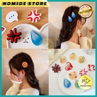 Korean Hairpins for Adult Women Cute Emoticon Characters Korean fashion Hair Decoration Accessories 
