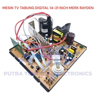 MESIN TV TABUNG DIGITAL 14-21 INCH MERK RAYDEN