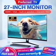 Monitor PC 27 165HZ Inch Curve Monitor Gaming Monitor 75HZ EXPOSE Murah Computer Monitor HDMI FHD IP