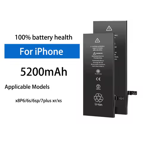5200mAh Stable Performance High Capacity Battery For Apple iPhone 6 6S 6SPlus 7 Plus 8P X XR XS 11 P