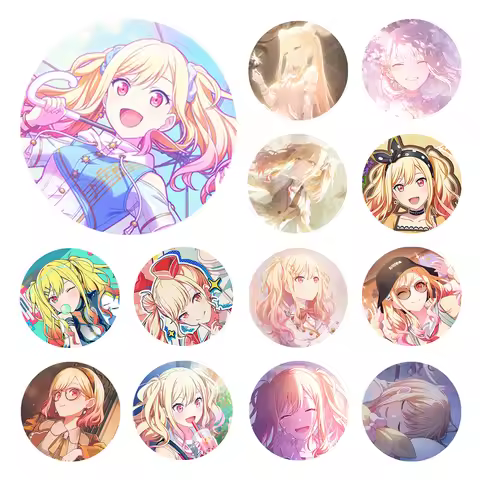 Project SEKAI Anime Tenma Saki Leo Need PJSK 50mm Metal Badge Brooch Pins