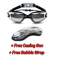 🇲🇾READY STOCK KL Goggle Swimming With Power Degree Kids Adult Swimming Goggles Gogle Cermin Mata Ren