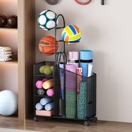 全城熱賣 - ii5 運動器材收納架多功能可移動 體育用品收納架，健身用具收納架，籃球|排球|足球置物架