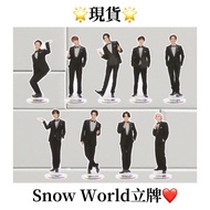 🌟現貨🌟☃️Snow Man 1st Stadium Live Snow World 個人立牌